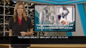 Legal marketing graphic about Allergan Breast implant litigation