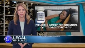 Example legal marketing television advertisement for Elmirion injuries