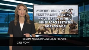 Example legal marketing advertisement for defective 3M Earplugs