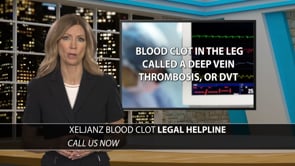Example legal marketing television advertisement for Xeljanz blood clot injury litigation