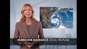 Example legal marketing television advertisement for Hurricane Harvey insurance legal help