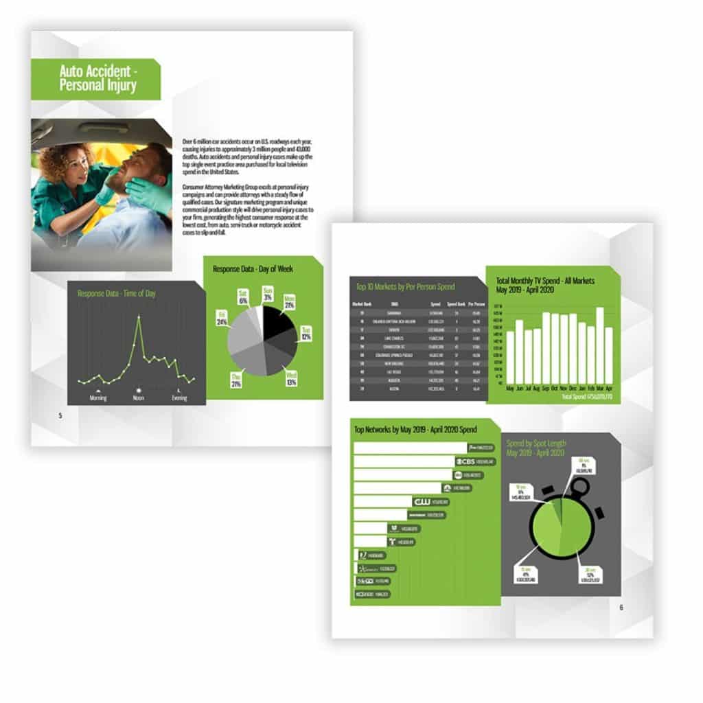 Photo showing an example of the legal marketing data featured in the Legal Marketing Index