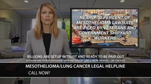 Example legal marketing television advertisement for Asbestos and mesothelioma