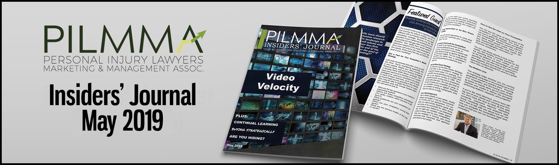 Graphic showing the PILMMA Insiders' Journal May 2019