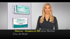 Example legal marketing television advertisement for Onglyza injury litigation