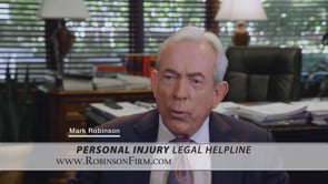 Example branded legal marketing television advertisement for personal injury lawyer