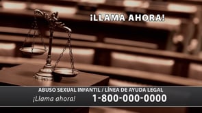 Example Spanish legal marketing television advertisement for sex abuse survivors