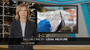 Example legal marketing television advertisement for Talc injury litigation with no verdict