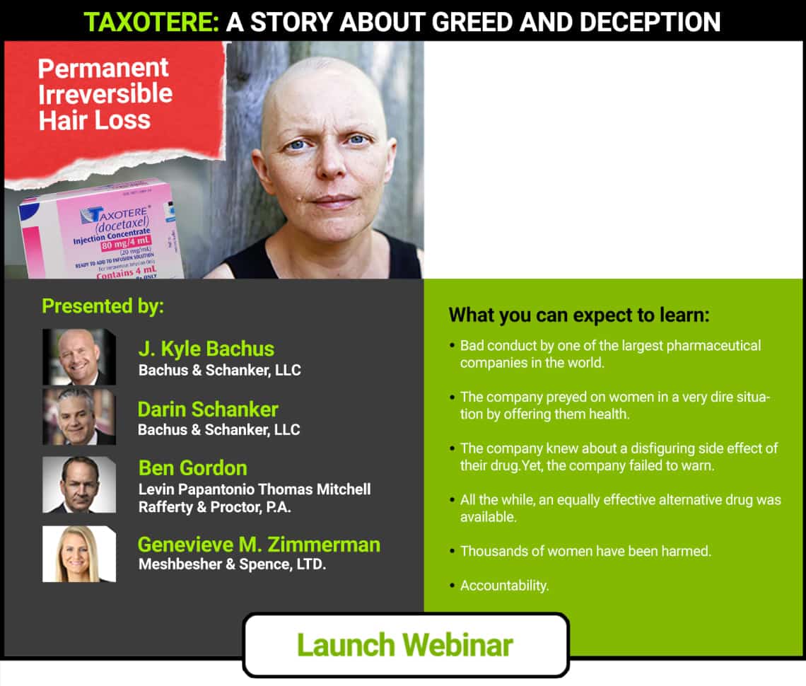 Taxotere: Permanent, Irreversible Hair Loss | CAMG Taxotere: Permanent, Irreversible Hair Loss | CAMG