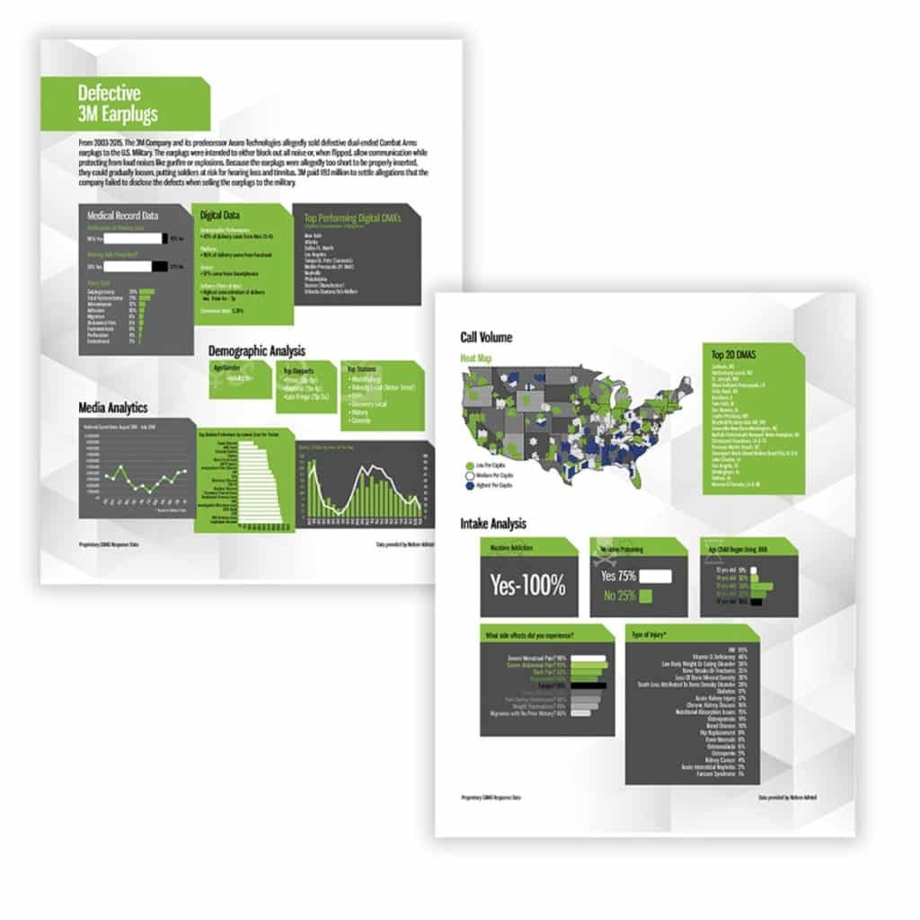 Photo showing an example of the legal marketing data featured in the Legal Marketing Index