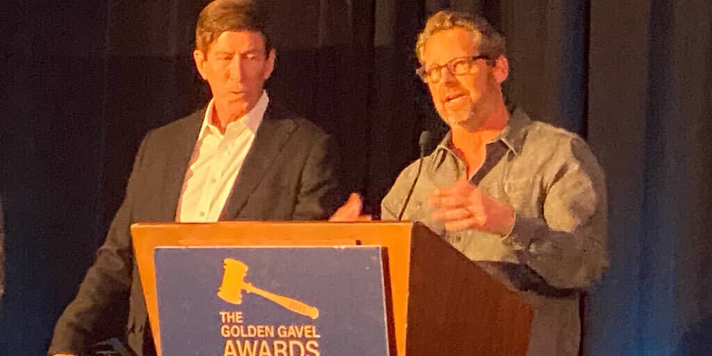 Mark O'Mara and Steve Nober win Golden Gavel Award NTL 2022