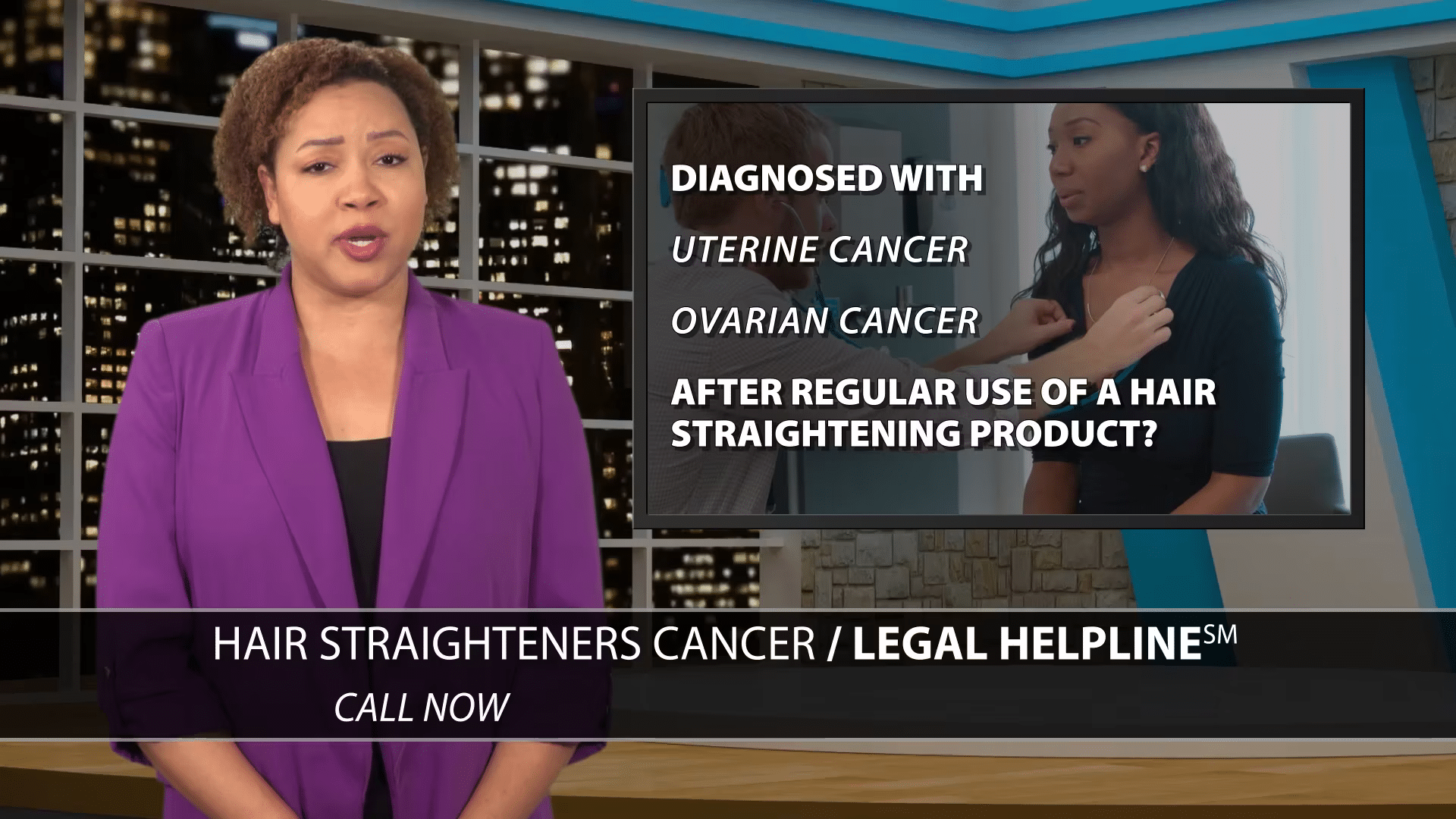 Hair Straighteners - Uterine-Ovarian Cancer 60s