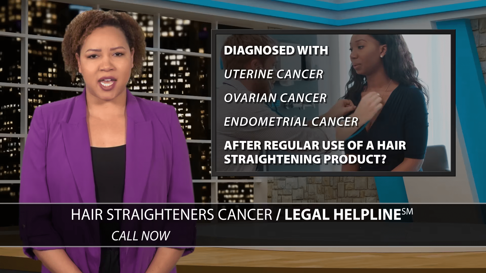 Hair Straighteners - Uterine-Ovarian-Endometrial Cancer 60s